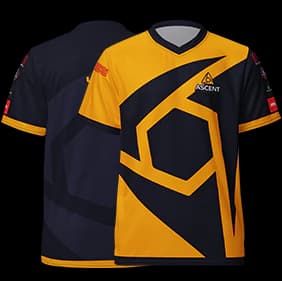 Customized Ascent Rivals jersey.