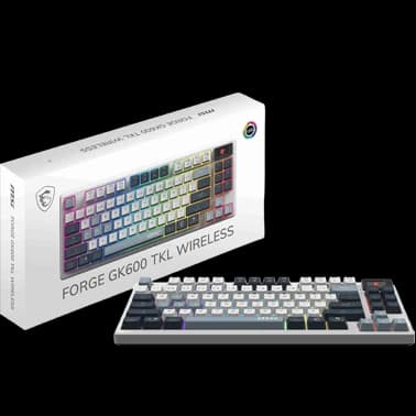 MSI FORGE GK600 TKL Wireless Keyboard.